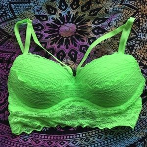 Victoria's Secret PINK Strappy Push Up Bralette XS